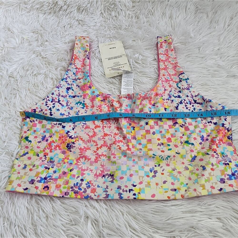 NWT Fabletics Harlyn Reversible Floral Midi Medium-Impact Sports Bra XL - Picture 9 of 11